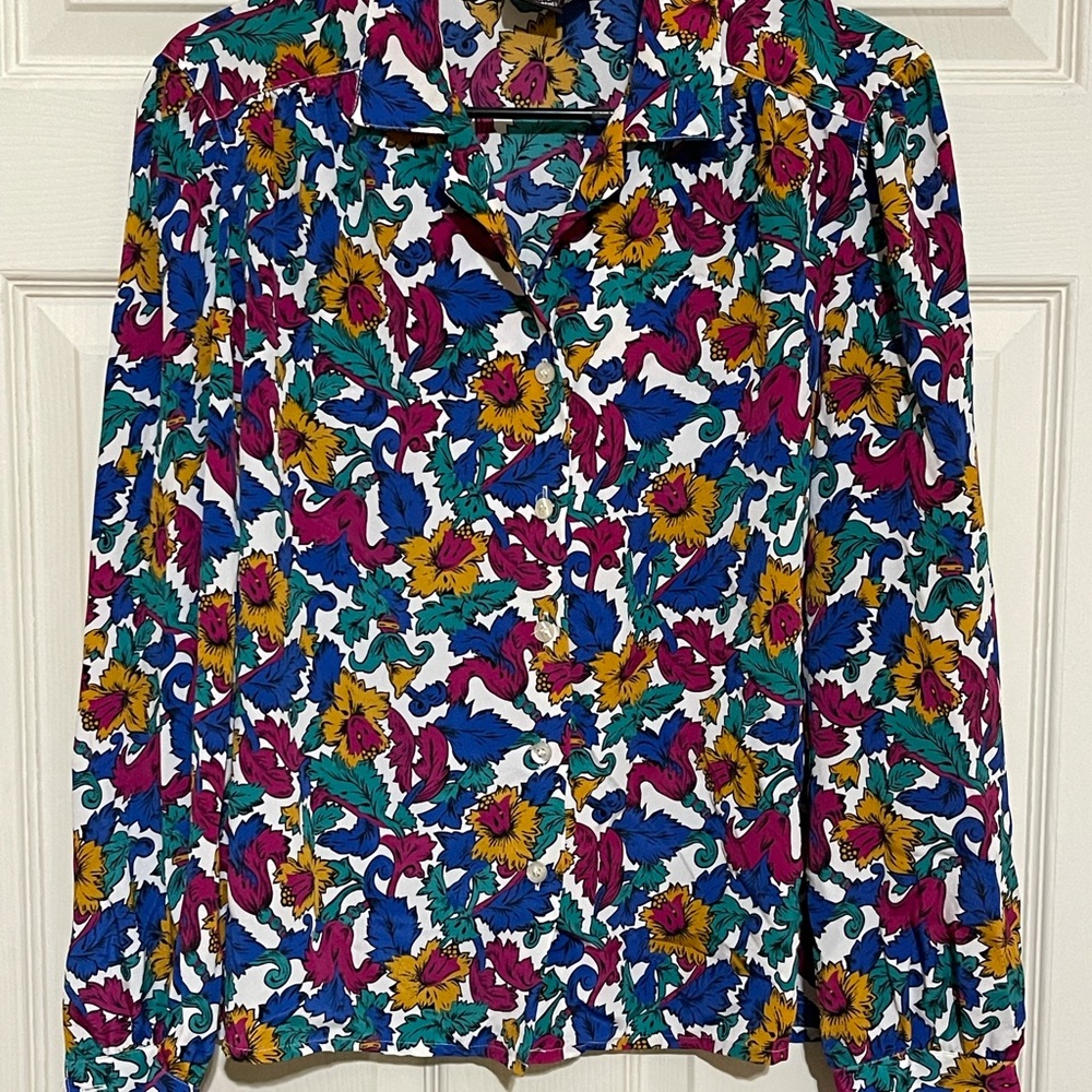 Vintage Petite Haberdashary Floral Blouse